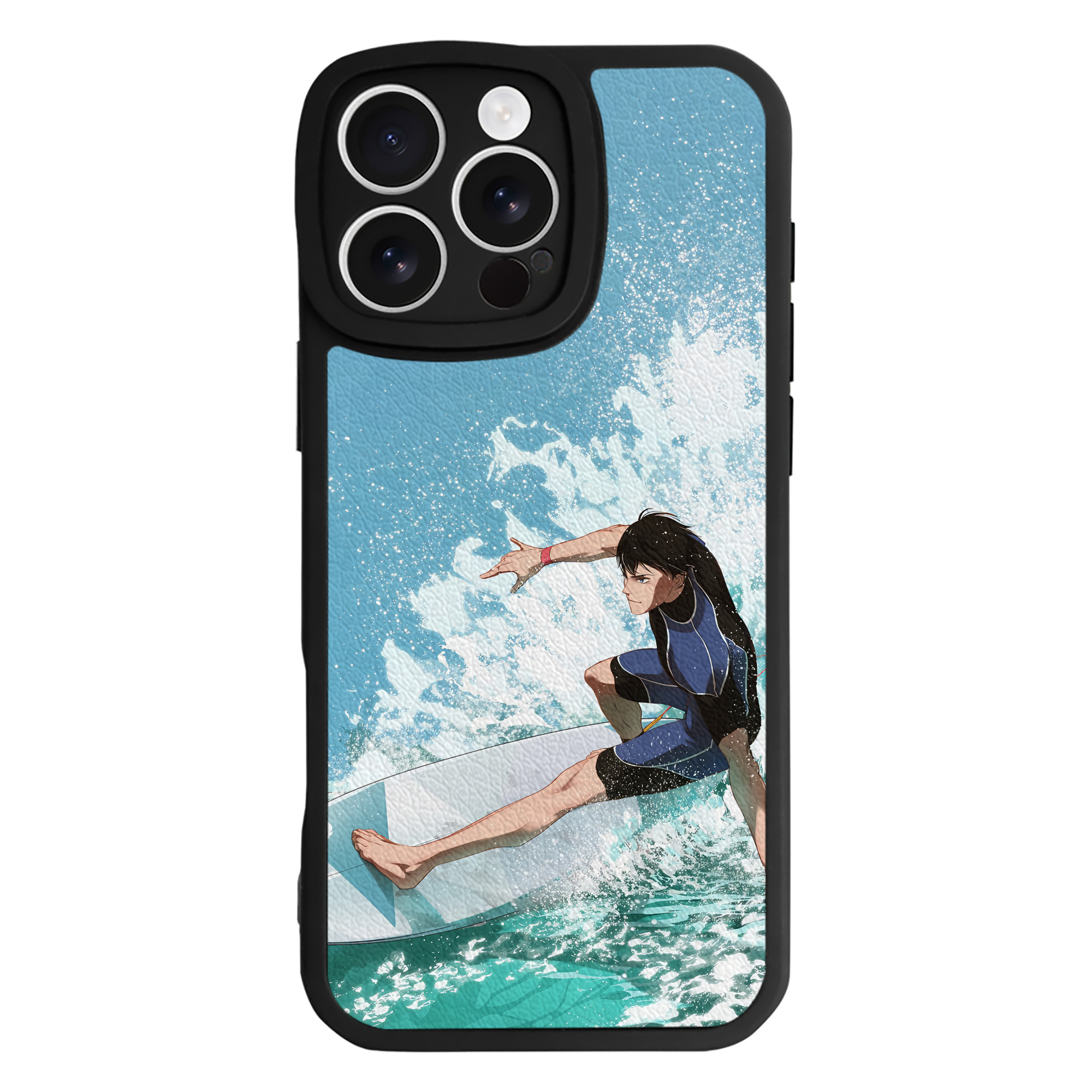 （画像用） ハイキュー!! Haikyu!! 【iPhone 16シリーズ対応】シリコンスマホケース（レザー調） 材質：シリコン